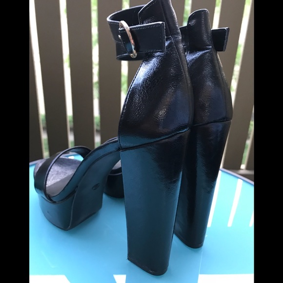Nicole Miller black platforms. - Picture 2 of 4